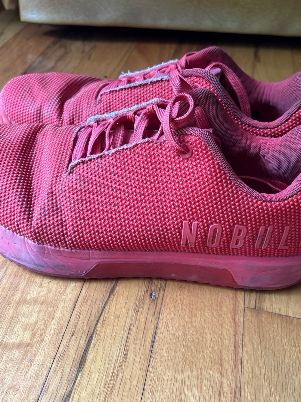 Men’s red NOBULL CrossFit shoes